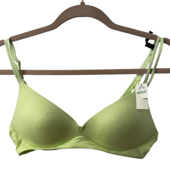 Aerie Real Sunnie Wireless full coverage lightly padded bra green - Picture 1 of 2